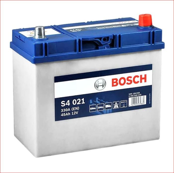 Аккумулятор Bosch 45Ah S4 Silver (0) 330A Asia 0092S40210