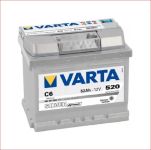 Аккумулятор Varta Silver Dynamic 52Ah (0) 520A (C6) 552401052