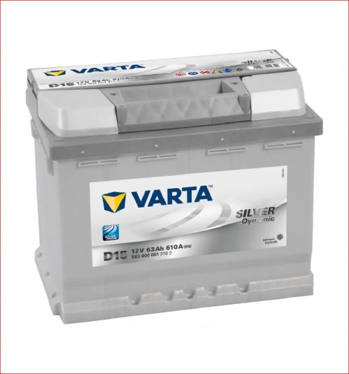 Аккумулятор Varta Silver Dynamic 63Ah (0) 610A (D15) 563400061