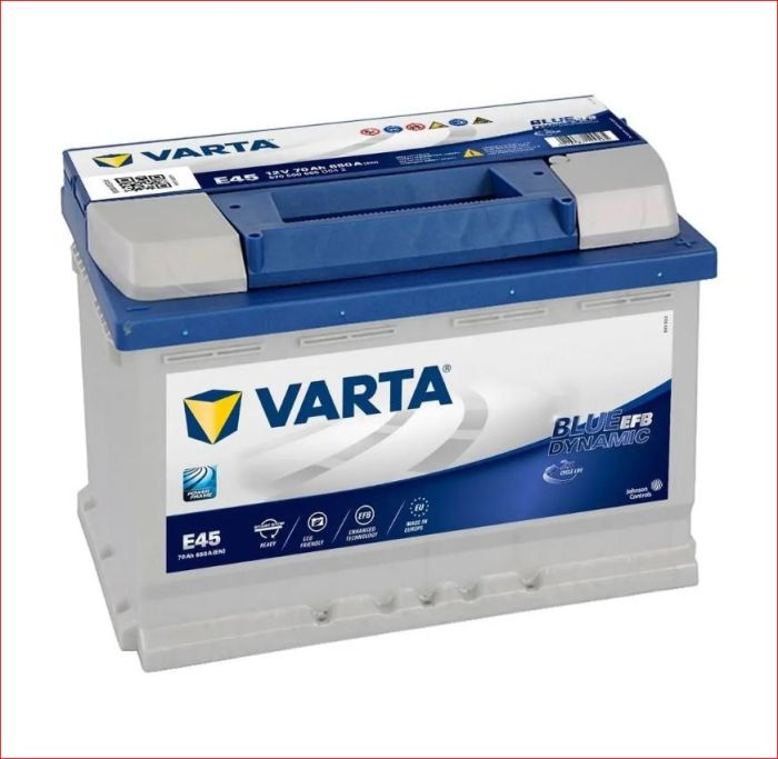 Аккумулятор Varta EFB Start Stop 70Ah 650A (E45) 570500065