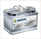 Гелевий акумулятор Varta AGM Silver Dynamic 70Ah 760A (E39) 570901076 Гелевий акумулятор Varta AGM Silver Dynamic 70Ah 760A (E39) 570901076