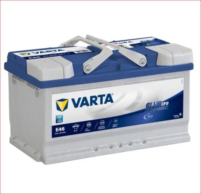 Аккумулятор Varta EFB Start Stop 75Ah 730A (E46) 575500073