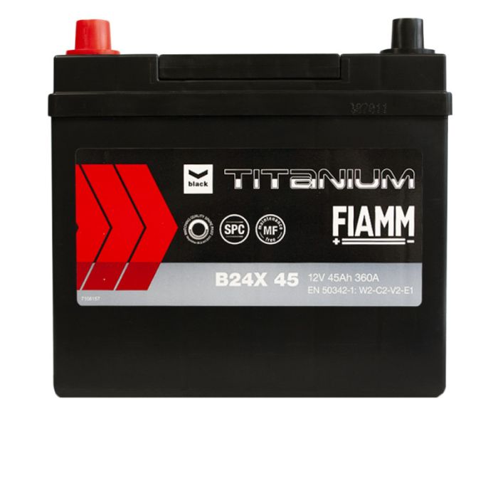 Автомобильный аккумулятор FIAMM Titanium Black Asia 45Аh 360А L+ (B24)
