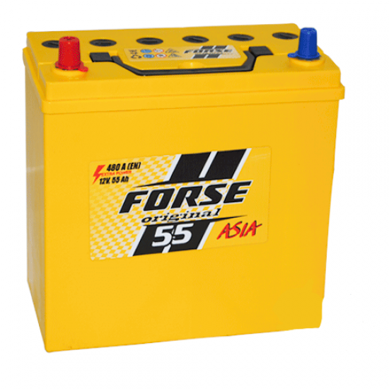 Forse JP 6СТ-55Ah 480A R+ Asia