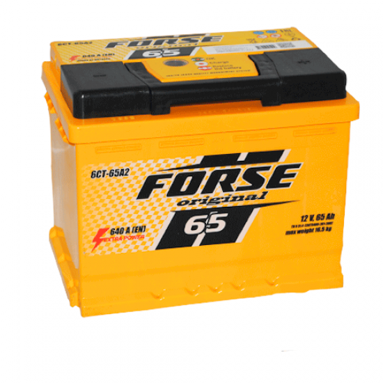Forse Original 6СТ-65Ah 640A L+