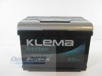 Аккумулятор Klema better 60Ah L+ 600A (низкобазовый)