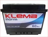 Автомобильный аккумулятор Klema better 6CT-60-0 60 Ah/540A R+