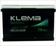 Аккумулятор KLEMA BETTER 6CT-74-0 74Ah/720A R+ 0